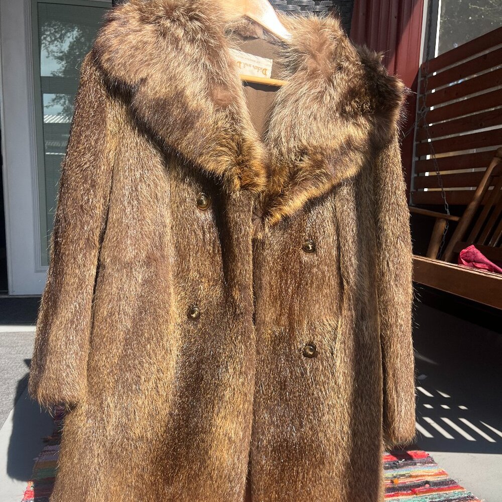 Brown Vintage Fur Coat - Tagged Dicker and Dicker